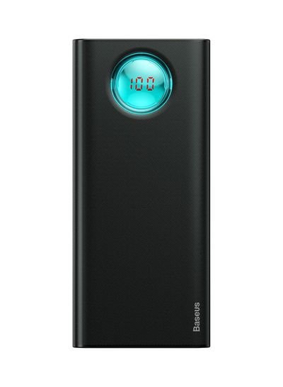Baseus 20000 mAh Amblight Quick Charger Digital Display Power Bank Black