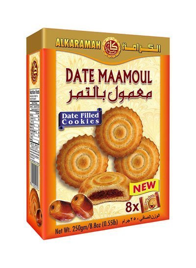 Al karamah Date Mamoul Normal Pack of 8 250g