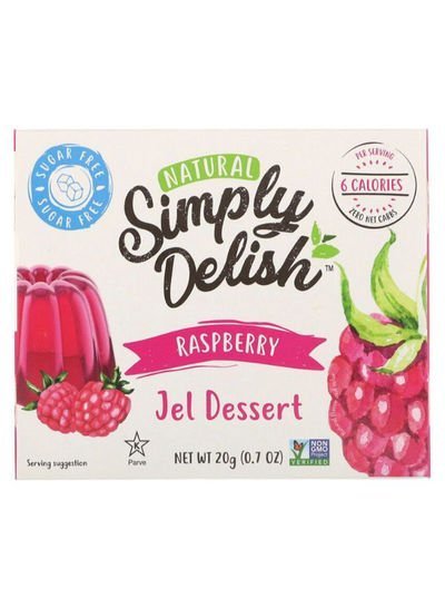 Simply Delish Raspberry Jel Dessert 0.7ounce