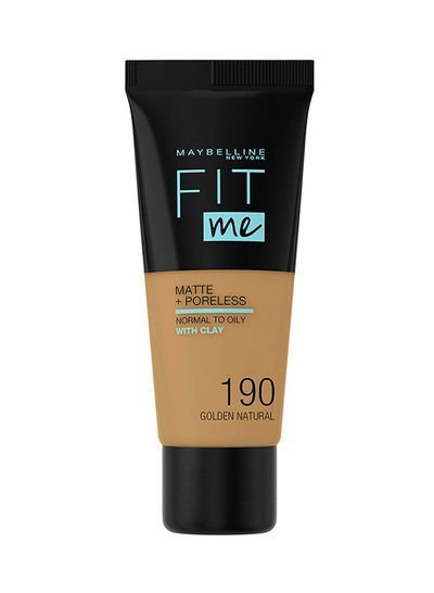 MAYBELLINE NEW YORK Fit Me Matte And Poreless Foundation 190 Golden Natural
