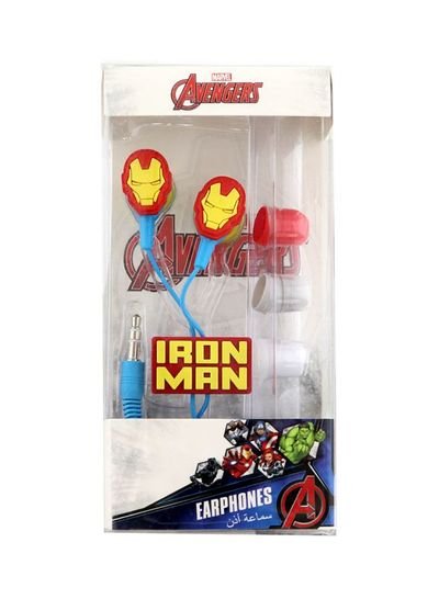 MARVEL Wired In-Ear Earphones Blue/Yellow/Red