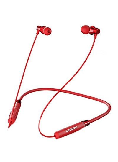 Lenovo HE05 In Ear Neckband Bluetooth Earphones Red