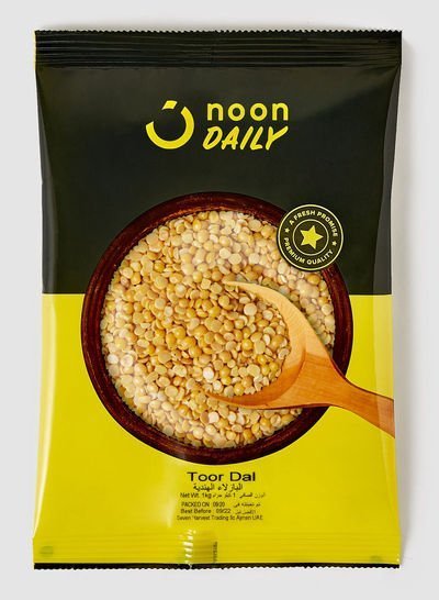 Noon Daily Polished Toor Dal Pigeon Peas  – 1kg