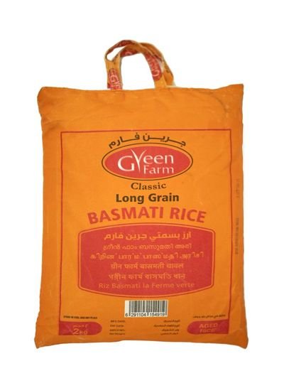GREEN FARM Classic Long Grain Basmati Rice 2kg