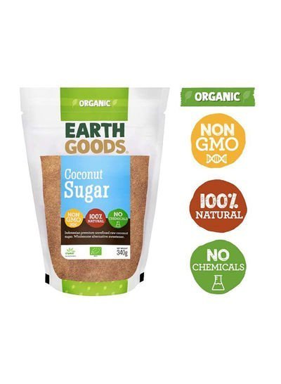 EARTH GOODS Organic Coconut Sugar 340g