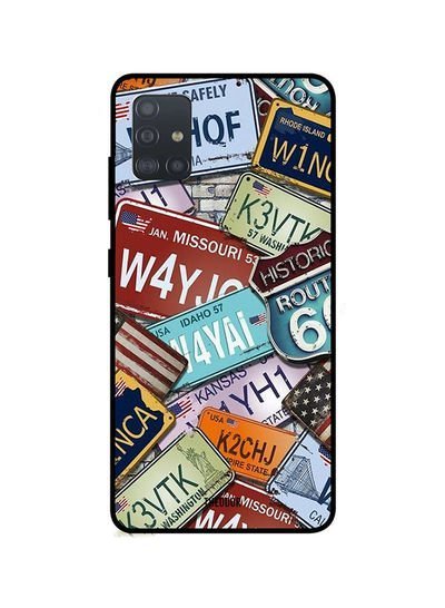 Theodor Protective Case Cover For Samsung Galaxy A51 Car Number Plate