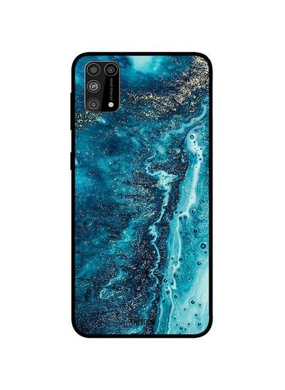 Theodor Protective Case Cover For Samsung Galaxy M31 Blue Water Waves