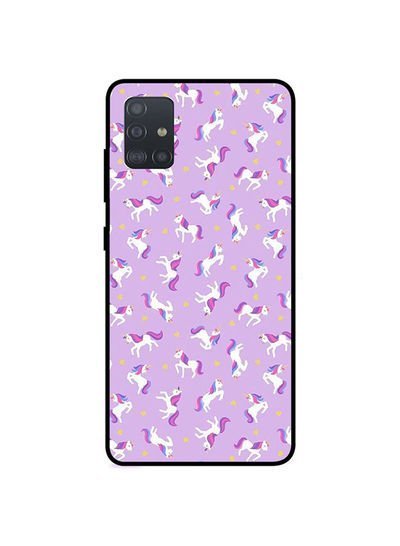 Theodor Protective Case Cover For Samsung Galaxy A71 Unicorn Pattern