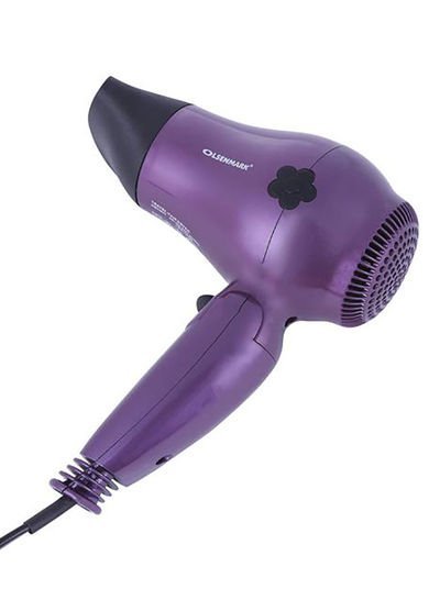 Olsenmark Travel Hair Dryer Purple/Black 33centimeter