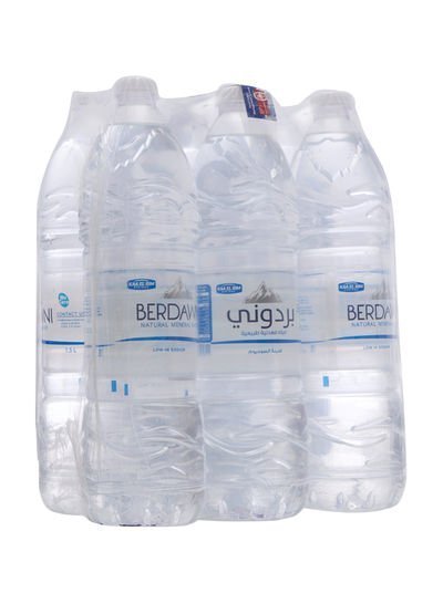 BERDAWNI Natural Mineral Water 1.5L Pack of 6