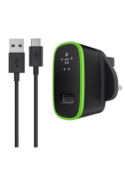 Generic Universal Mobile Phone Charger Black/Green/Silver