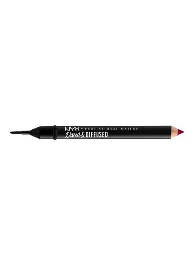 NYX Professional Makeup 2-In-1 Blurring Lipstick Pencil And Lip Brush 06 Get Down