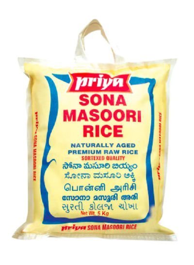 Priya Premium Sona Masoori Raw Rice 5kg