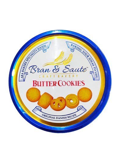 Bran & Saute Butter Cookies Original Danish Recipe 600g