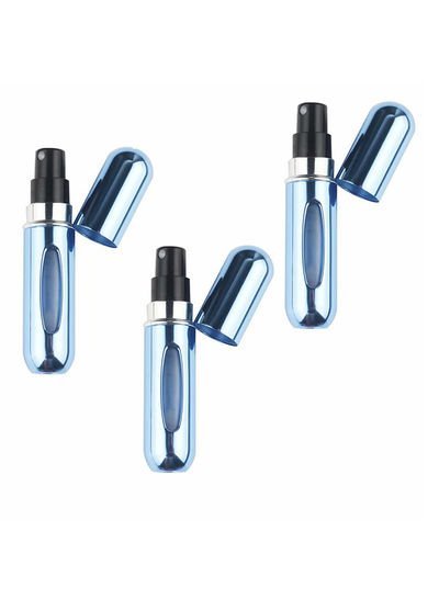 Generic 3-Piece Liquid Spray Bottle Set Blue