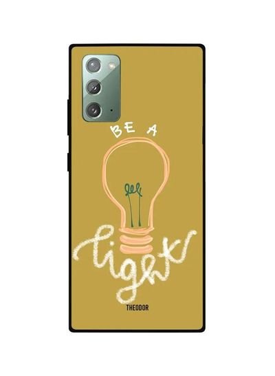 Theodor Be A Light Printed Case Cover For Samsung Galaxy Note20 Yellow/Orange/White