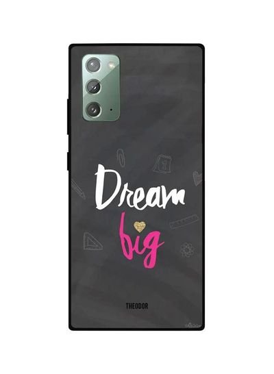 Theodor Dream Big Printed Case Cover For Samsung Galaxy Note20 Black/White/Pink