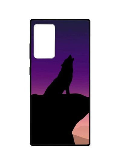 Theodor Wolf Printed Case Cover For Samsung Galaxy Note20 Ultra Purple/Black/Pink