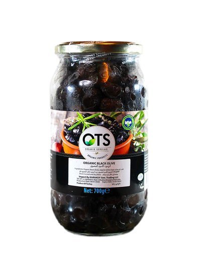 OTS Organik Organic Black Olive Siyah Zeytin 700g