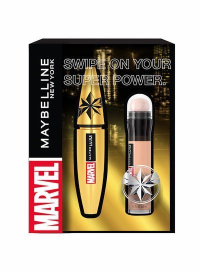 MAYBELLINE NEW YORK 2-Piece X Marvel Limited Edition – Instant Age Rewind Concealer 04 Honey And Colossal Big Shot Mascara Set Multicolour