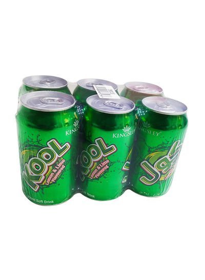 Kingsley Kool Lemon And Lime Flavored Soft Drinks 335ml Pack of 6 Cans