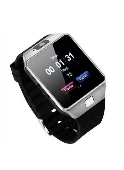 Generic Dz09 Health Monitor Smart Watch Black/Silver