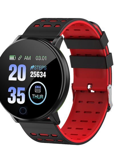 Generic LH719 Intelligent Activity Tracker Smart Watch Black/Red