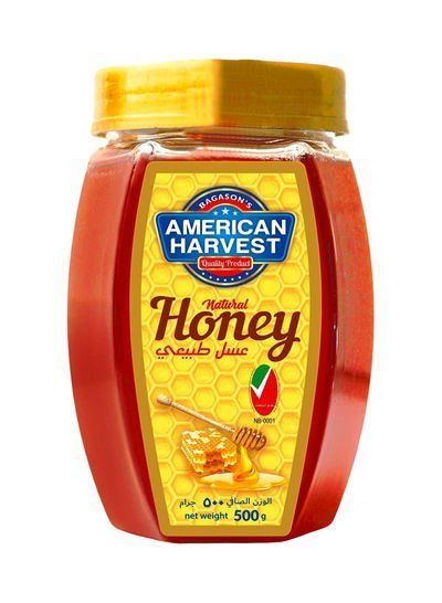 American Harvest Natural Honey Jar 500g  Single