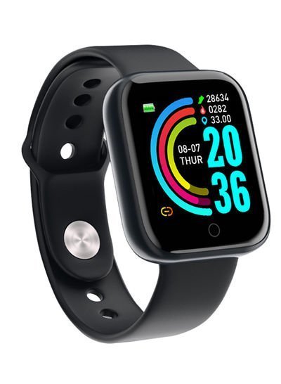 Generic Touch Screen Waterproof Smart Watch Black
