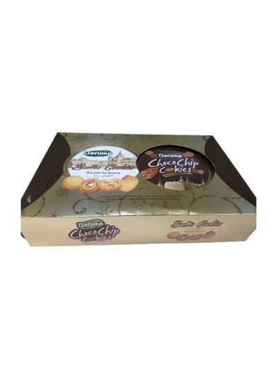 Danima Chocochip Cookies Tin With  Butter Cookies Combo 700g