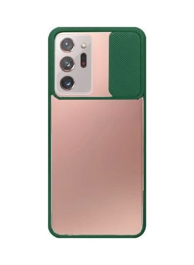 Generic Heavy Duty Plastic Back Cover For Samsung Galaxy Note 20 Ultra Clear/Green