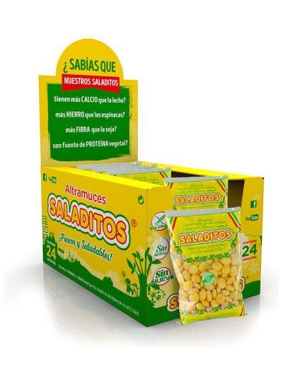 SALADITOS Lupine Beans 100g Pack of 24