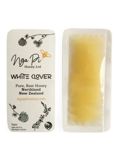 Nga Pi White Clover Honey 125g Pack of 25