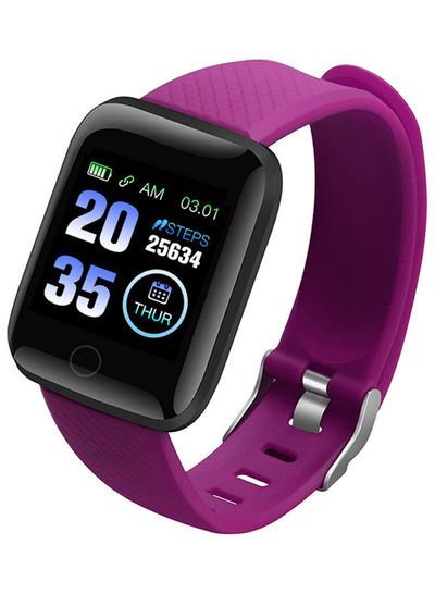 Generic Touchscreen Smart Bracelet Sports Watch Purple