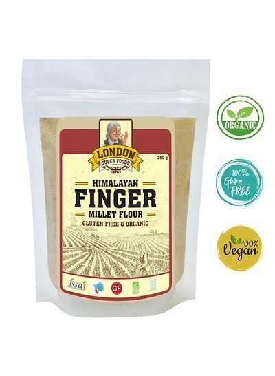 London Super Food Himalyan Organic Finger Millet Flour Gluten Free 350g