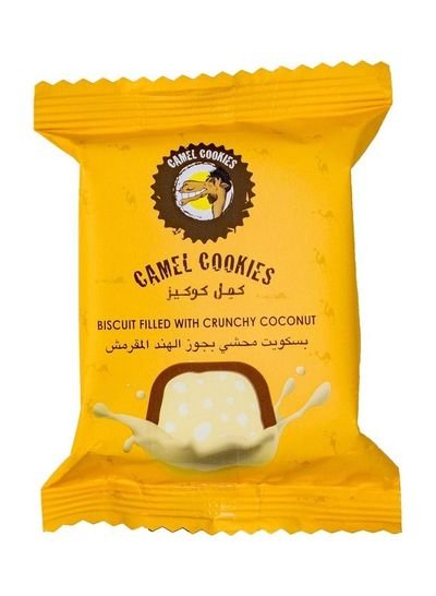 Generic Camel Cookies Biscuit Filled With Crunchy Coconut 35g Pack of 12