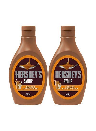 Hersheys Caramel Flavour Syrup 623g Pack of 2