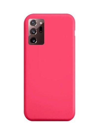 Generic Samsung Galaxy Note 20 Ultra 6.9 Inch Silicone Case Colour Solid Plain Pink