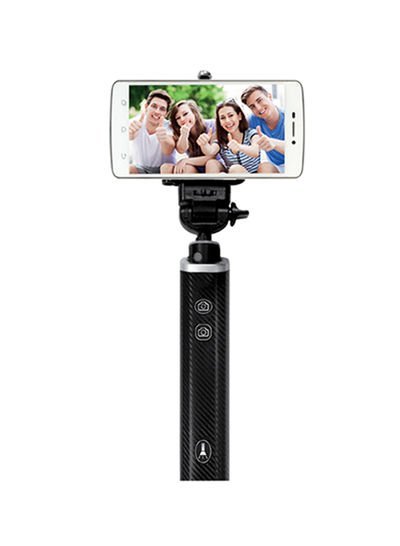iLife 5000 mAh 3 In 1 Power Bank With Torch And Selfie Stick Black
