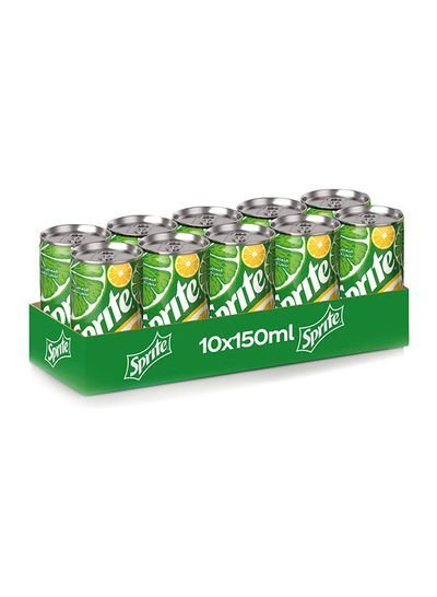 Sprite Soft Drink Cans Lemon 150ml Pack of 10