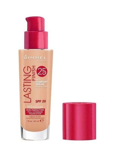 RIMMEL LONDON Lasting Finish 25 Hour Foundation With Spf 20 303 True Nude