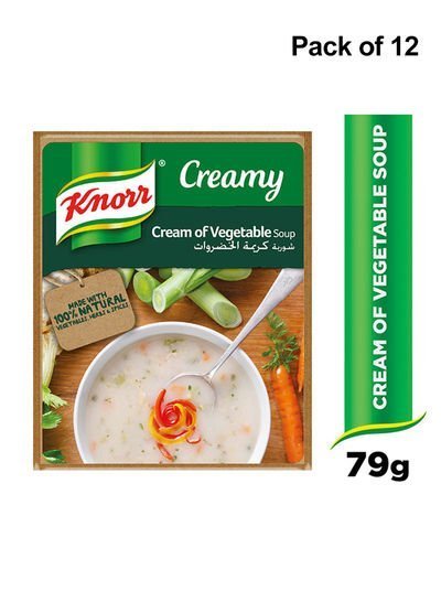 Knorr Cream Of Vegetable 79g Pack of 12