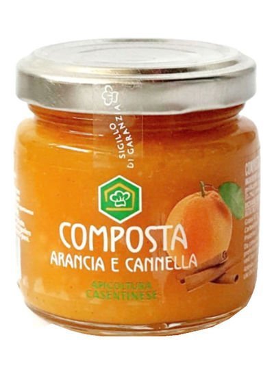 Apicoltura Casentinese Orange And Cinnamon Italian Gourmet Jam 100g