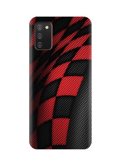 AMC DESIGN Protective Case Cover For Samsung Galaxy A02s Red/Black