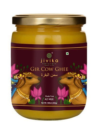 jivika naturals Premium Gir Cow Ghee Arabic 500ml