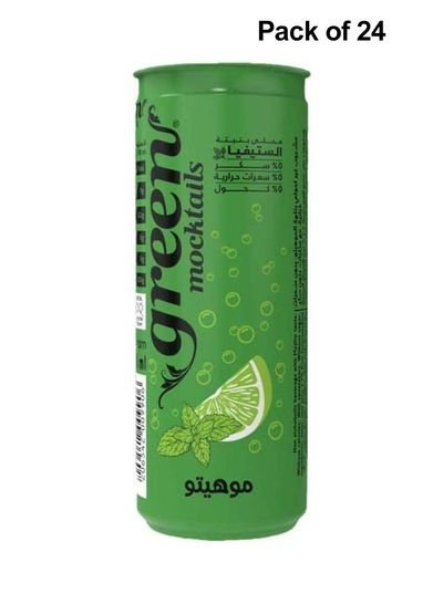 Green Cola Mojito Carbonated Drink 330ml Pack of 24