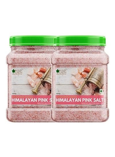 BLISS OF EARTH Himalayan Pink Salt 2kg Pack of 2