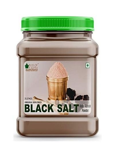 BLISS OF EARTH Original Kiln Fired Black Salt Powder 1kg