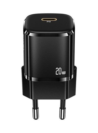 Usams 20W T36 Super Si PD Fast Charger Black