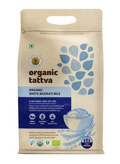 ORGANIC TATTVA Organic White Basmati Rice 5kg